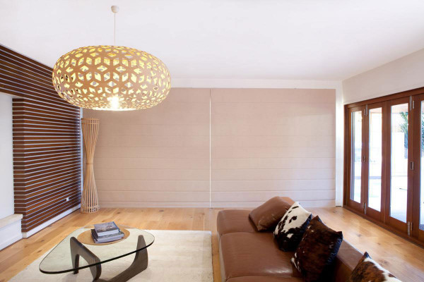 roman blinds living room