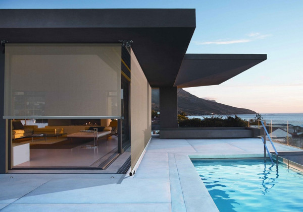 Modern Awnings by pool